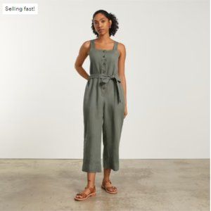 Everlane Women's Linen Picnic Jumpsuit Size 4